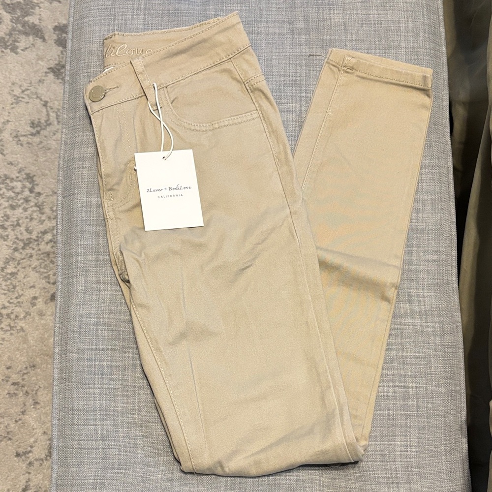 Beige Skinny Jeans